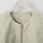 裾タックスリーブレスブルゾン (12110) 5枚目画像