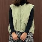 裾タックスリーブレスブルゾン (12110) 10枚目画像