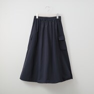 はっ水加工素材裾ドロストスカート　(32107)