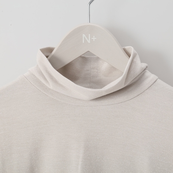 ラメ天竺ハイネックプルオーバー (62116) 4枚目画像