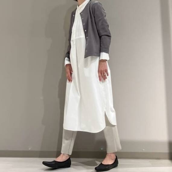 ピンタックシャツワンピース　(42100) 9枚目画像