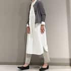 ピンタックシャツワンピース (42100) 9枚目画像