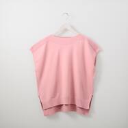 ボートネックニットベスト　(72109)