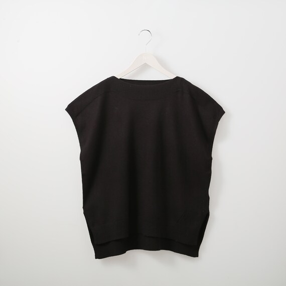 ボートネックニットベスト　(72109) 1枚目画像