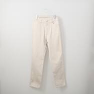 あったか裏起毛綿混サテンストレートパンツ　(22131)