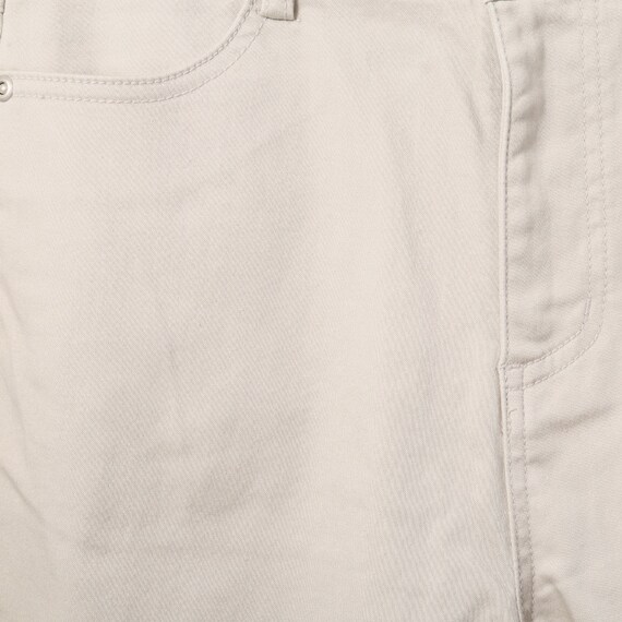 あったか裏起毛綿混サテンストレートパンツ (22131) 3枚目画像