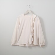 【N+商品】カットジョーゼットフリルブラウス　(52111)