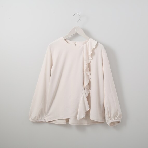 カットジョーゼットフリルブラウス (52111) 1枚目画像