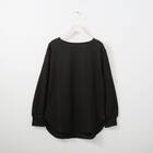 ラメ裏毛裾ラウンドプルオーバー　(62105) 1枚目画像