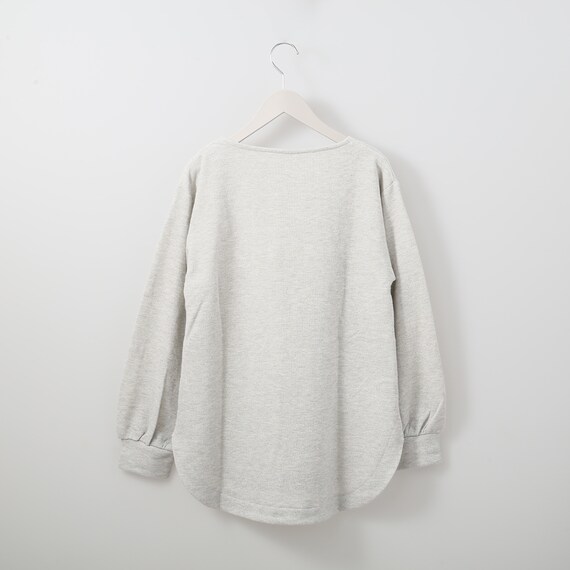 ラメ裏毛裾ラウンドプルオーバー (62105) 2枚目画像