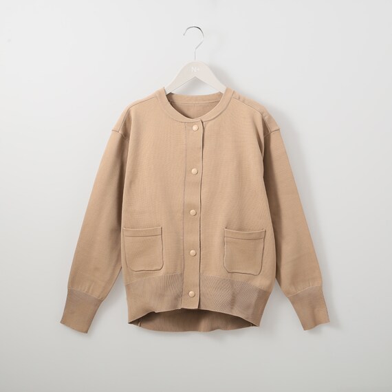 軽量ニットブルゾン　(12111) 1枚目画像