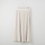ラメニットプリーツスカート　(32102)