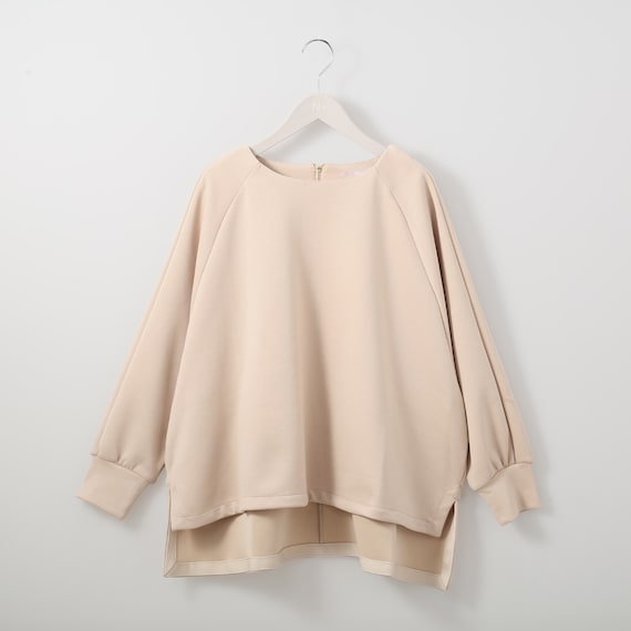 なめらかダンボールニットゆったりフォルムプルオーバー (72121) 1枚目画像