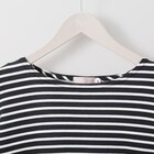 とろみダンボールニットボーダープルオーバー (72122) 4枚目画像