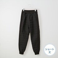 【N+商品】前後両面ダウンパンツショート丈　(22121)
