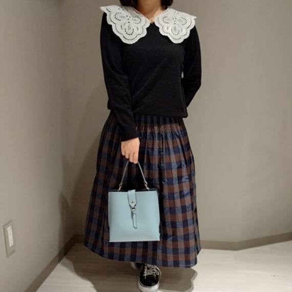 レース襟付きニットプルオーバー　(72112) 10枚目画像