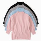 コラーゲン入りやわらかニットプルオーバー (72124) 7枚目画像