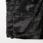 ポケット付きボーダーフェイクファーベスト (12113) 4枚目画像