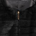 ポケット付きボーダーフェイクファーベスト　(12113) 5枚目画像