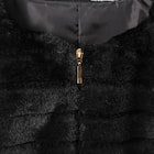 ポケット付きボーダーフェイクファーベスト (12113) 5枚目画像