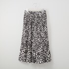 フラワープリント消しプリーツスカート (32106) 1枚目画像