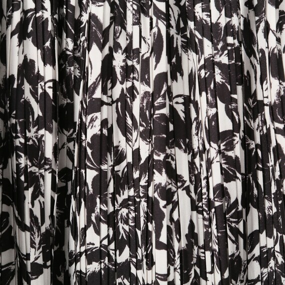 フラワープリント消しプリーツスカート (32106) 3枚目画像