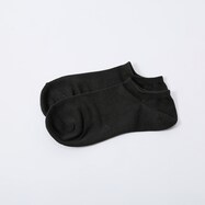 【N+商品】保湿加工　綿混スニーカーソックス　(92133)