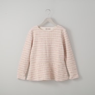 カットツイードペプラムカットソー (62118)