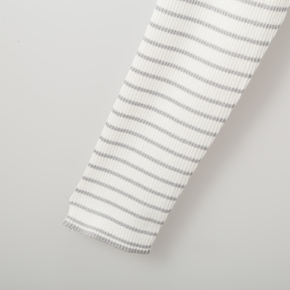 ラメボーダーニットプルオーバー (72127) 5枚目画像