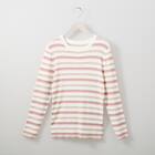 ラメボーダーニットプルオーバー (72127) 1枚目画像