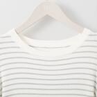 ラメボーダーニットプルオーバー　(72127) 4枚目画像