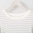 ラメボーダーニットプルオーバー (72127) 4枚目画像