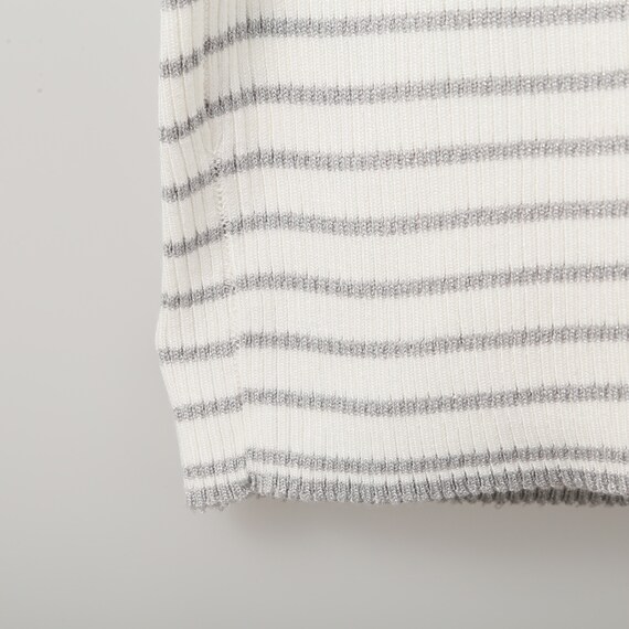 ラメボーダーニットプルオーバー　(72127) 6枚目画像