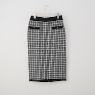 ツイード調ラメニットスカート (32109)