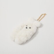 【N+商品】プチポケット付きぺったんこウサギＢＡＧチャーム　(92139)