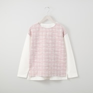 ツイード調カットソープルオーバー (62119)