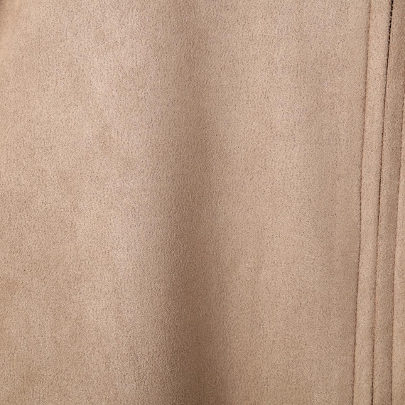 ストレッチスウェード調ロングコート (02108) 3枚目画像