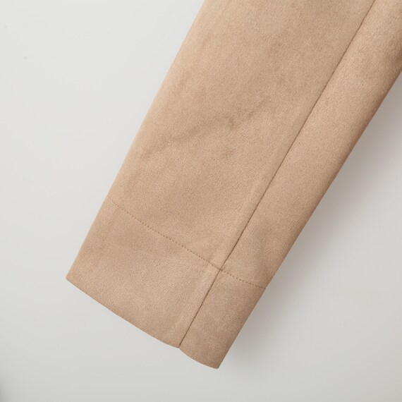 ストレッチスウェード調ロングコート　(02108) 7枚目画像