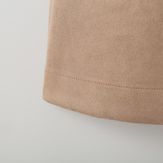 ストレッチスウェード調ロングコート (02108) 8枚目画像