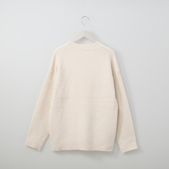 バスケット編みニットプルオーバー (72114) 2枚目画像