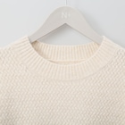 バスケット編みニットプルオーバー (72114) 4枚目画像