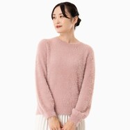 【N+商品】フェザーヤーンニットプルオーバー　(72117)