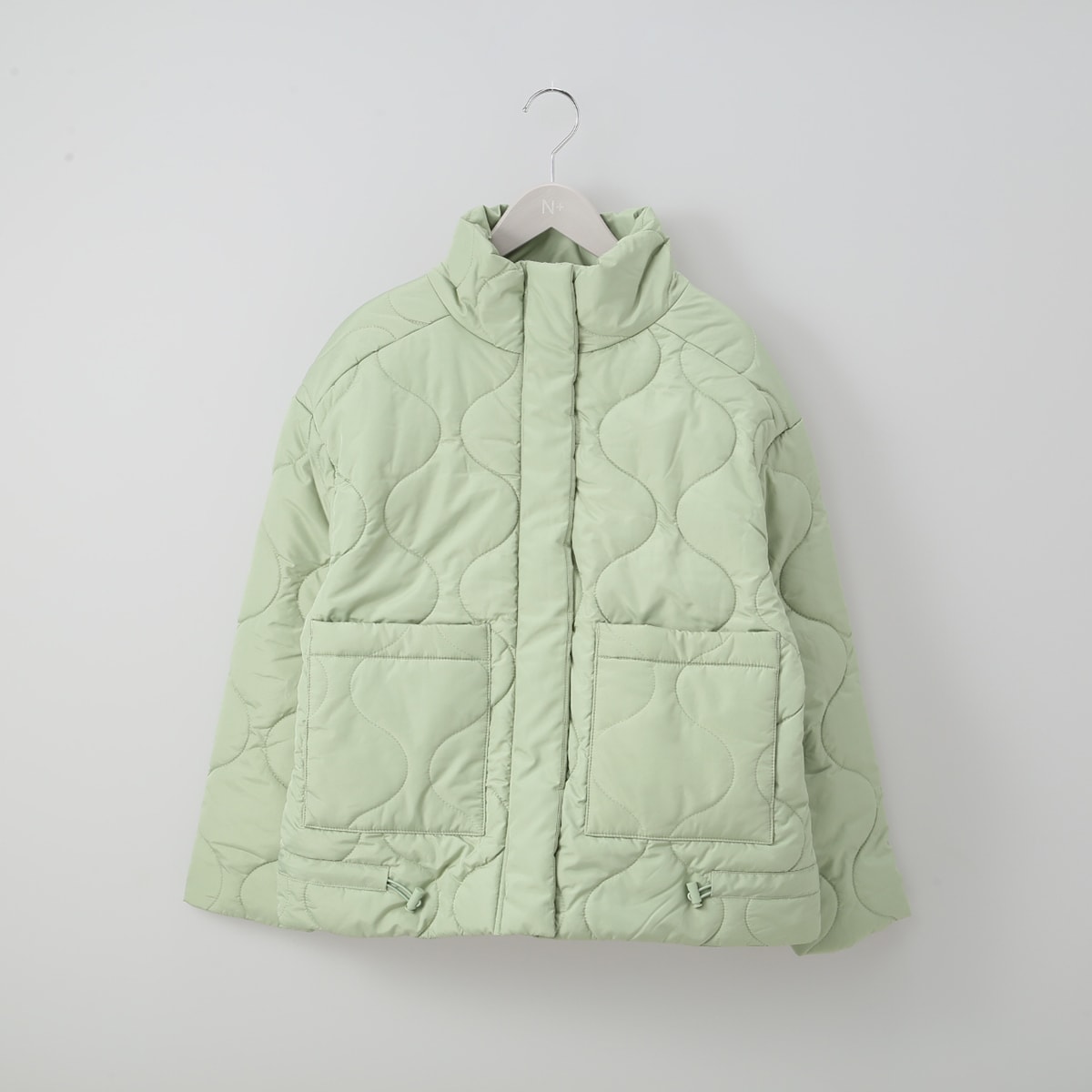 【LEONARD】✳︎かわいいキルティング&ニット中綿ジャケット✳︎Lsize LEONARD】✳︎かわいいキルティング&ニット中綿ジャケット✳︎Lsize