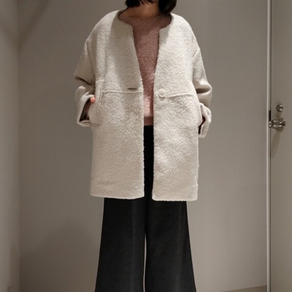 フープウール見えコート　(02101) 10枚目画像