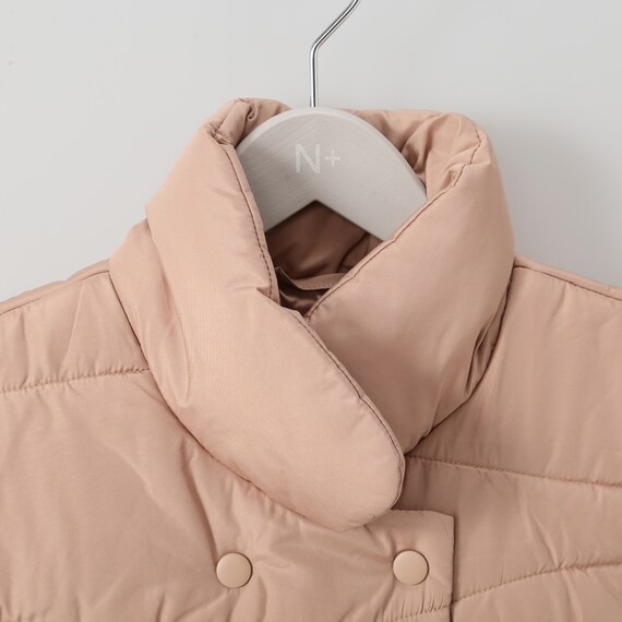 サークル風ステッチ中綿Ｗ前ベスト　(12106) 5枚目画像