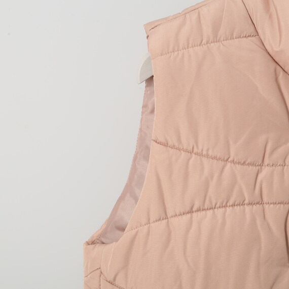 サークル風ステッチ中綿Ｗ前ベスト　(12106) 6枚目画像