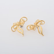 メタルリボンピアス (92127)