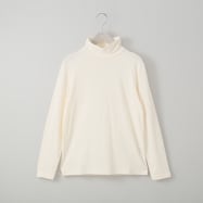 シアバター加工綿混ハイネックプルオーバー (62115)