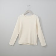 クルーネックリブニットプルオーバー (62122)