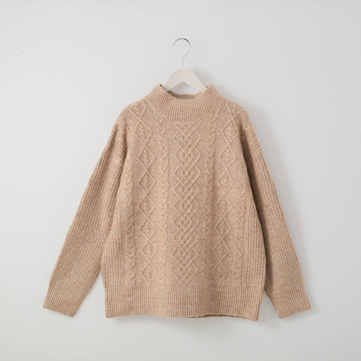 ⭐️Drawer #ベージュ #リブ編みニット 2 ケーブル編みニットプルオーバー (72128) | ニトリネット【公式】 家具